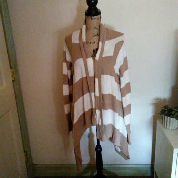 Fall striped cardigan sweater - Picture 5 of 7
